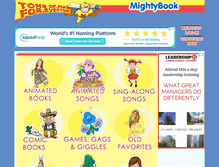 Tablet Screenshot of mightybook.com